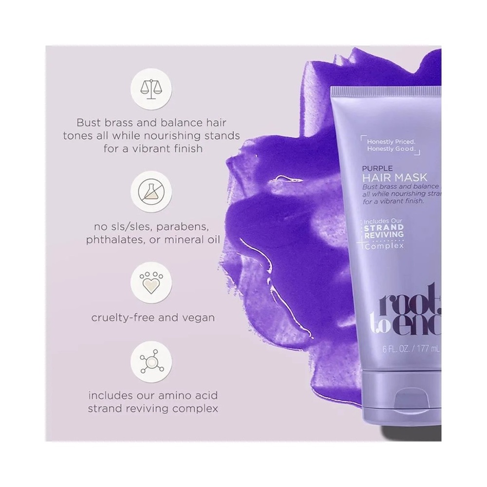 Root to End Purple Hair Mask